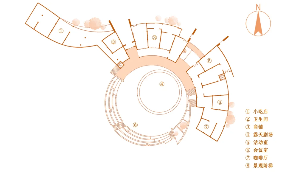 首层平面图 · Ground floor plan